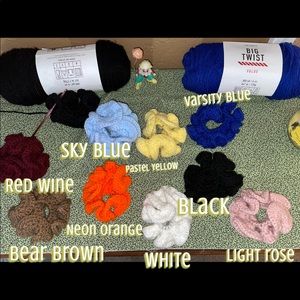 colored Scrunchies
